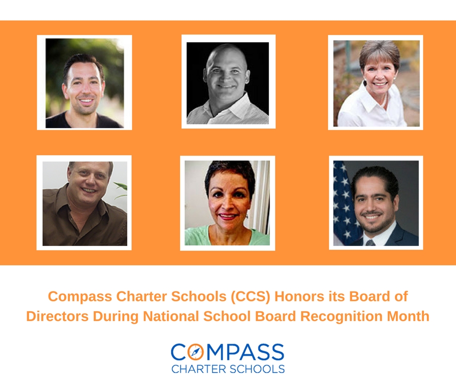 image collage of Compass Charter Schools Board of Directors - a TK-12 grade online and homeschool program in California